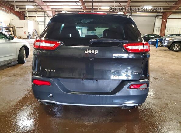 1C4PJMDS2GW344466 2016 JEEP CHEROKEE Black Widok z tyłu