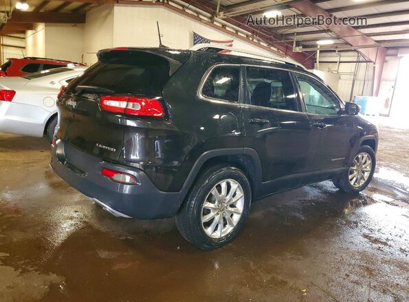 1C4PJMDS2GW344466 2016 JEEP CHEROKEE Black Tył prawy