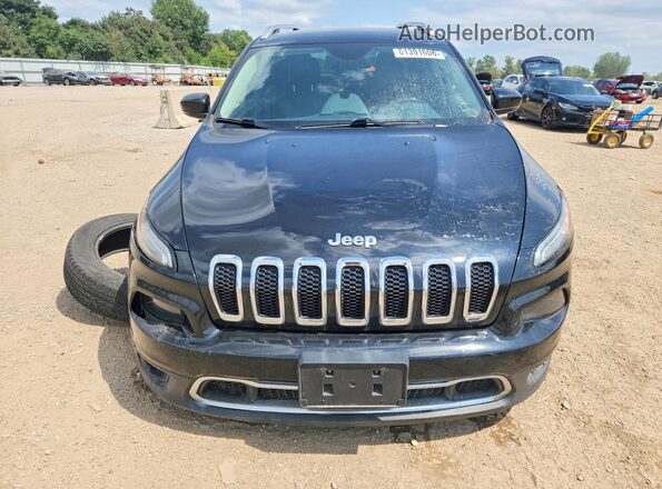 1C4PJMDS2HW569634 2017 JEEP CHEROKEE Black Вид спереду