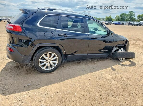 1C4PJMDS2HW569634 2017 JEEP CHEROKEE Black Задня права чверть