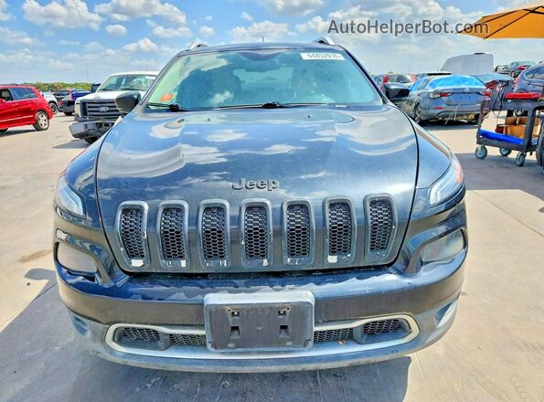 1C4PJMDS2HW584750 2017 JEEP CHEROKEE Black Rear view