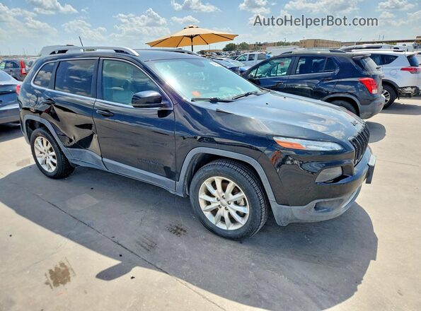 1C4PJMDS2HW584750 2017 JEEP CHEROKEE Black Front view