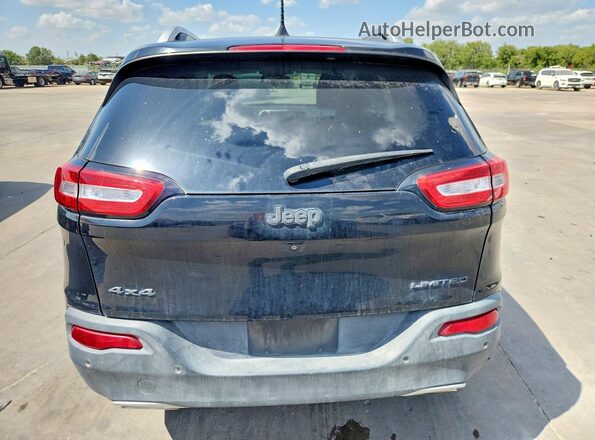 1C4PJMDS2HW584750 2017 JEEP CHEROKEE Black Front interior view