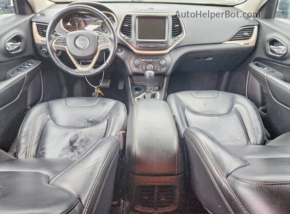 1C4PJMDS3HW505005 2017 JEEP CHEROKEE Black წინა პანელის ხედი