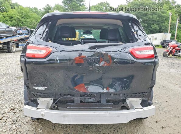 1C4PJMDS3HW505005 2017 JEEP CHEROKEE Black უკანა ხედი