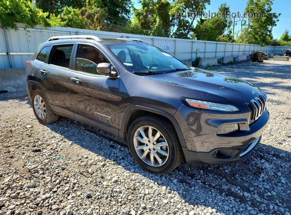 1C4PJMDS4GW102410 2016 JEEP CHEROKEE Угольный Передняя правая четверть
