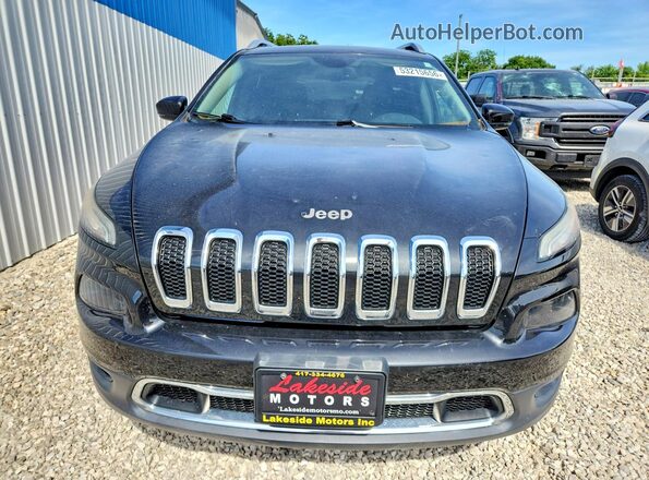 1C4PJMDS4GW123256 2016 JEEP CHEROKEE Черный Вид спереди