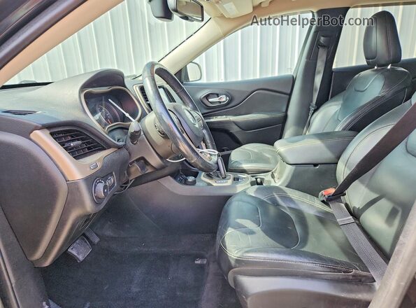 1C4PJMDS4GW123256 2016 JEEP CHEROKEE Черный Вид салона спереди