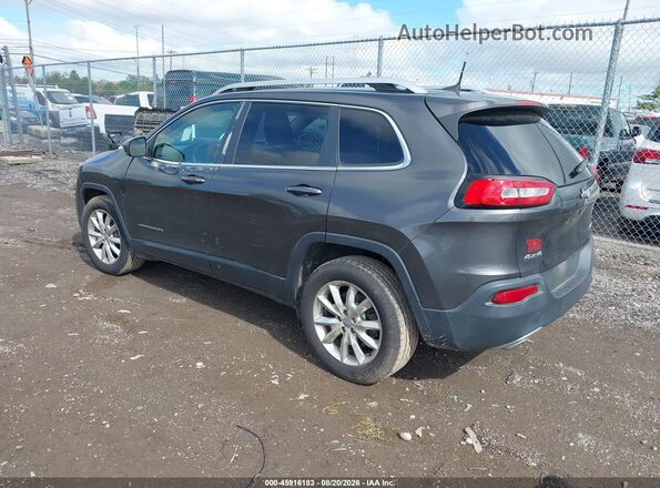 1C4PJMDS4GW123919 2016 JEEP CHEROKEE Серый Задняя левая четверть