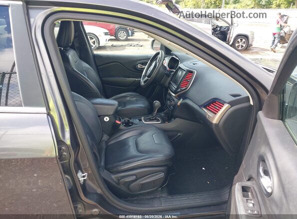 1C4PJMDS4GW123919 2016 JEEP CHEROKEE Серый Вид салона спереди