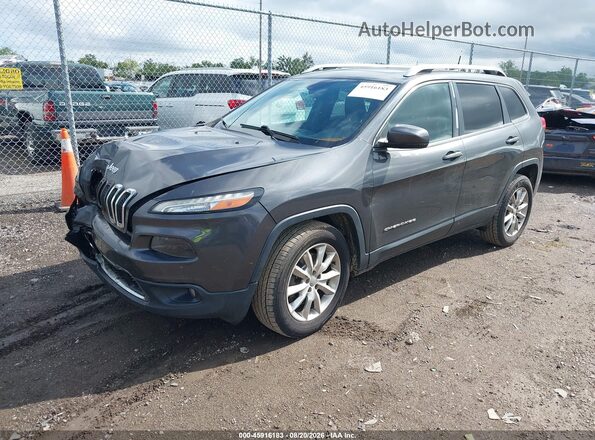 1C4PJMDS4GW123919 2016 JEEP CHEROKEE Серый Передняя левая четверть
