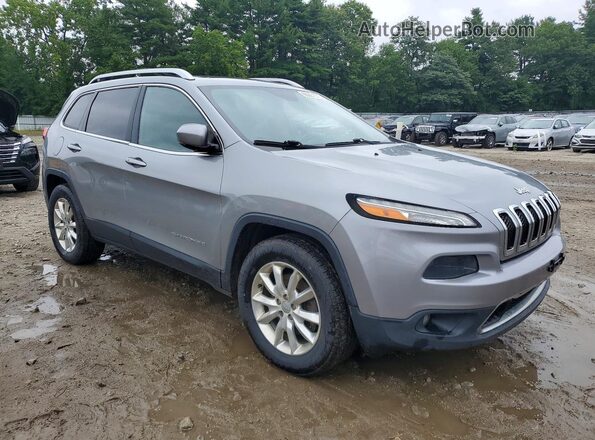 1C4PJMDS4GW169671 2016 JEEP CHEROKEE Серебряный Передняя правая четверть