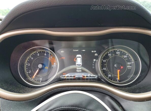 1C4PJMDS4GW169671 2016 JEEP CHEROKEE Серебряный Вид щитка приборов