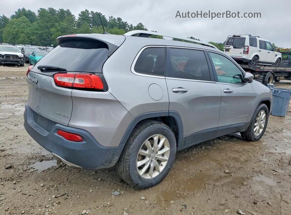 1C4PJMDS4GW169671 2016 JEEP CHEROKEE Серебряный Задняя правая четверть