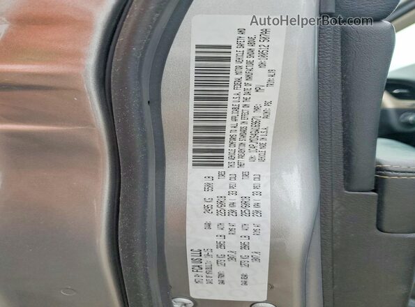 1C4PJMDS4GW169671 2016 JEEP CHEROKEE Серебряный Вид наклейки с VIN-кодом