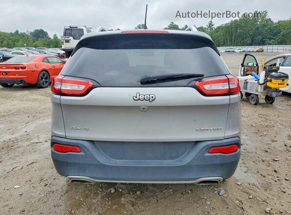 1C4PJMDS4GW169671 2016 JEEP CHEROKEE Серебряный Вид сзади