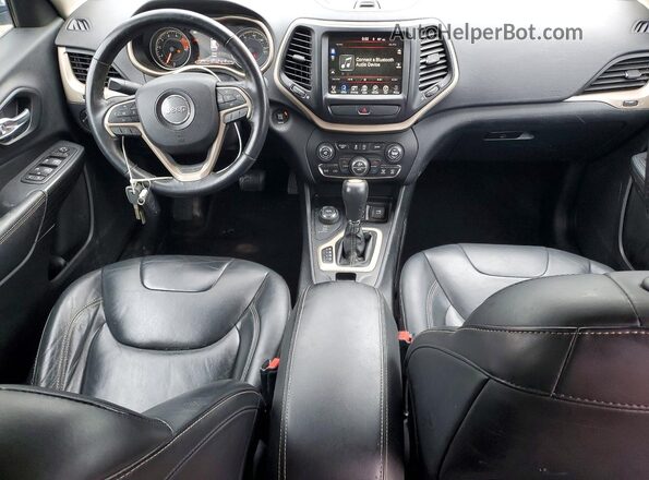 1C4PJMDS4GW169671 2016 JEEP CHEROKEE Серебряный Вид панели приборов