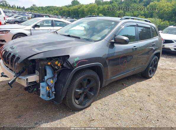 1C4PJMDS4HW659755 2017 JEEP CHEROKEE Gray Vista tres cuartos delantera izquierda
