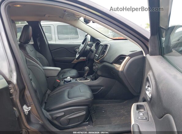 1C4PJMDS4HW659755 2017 JEEP CHEROKEE Gray Vista interior delantera