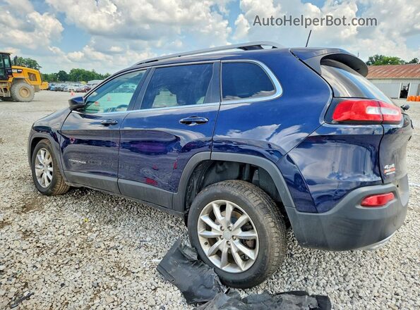 1C4PJMDS5GW305788 2016 JEEP CHEROKEE Blue Հետևի ձախ
