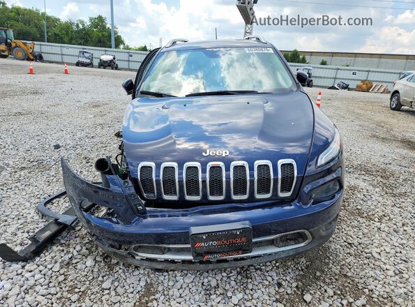 1C4PJMDS5GW305788 2016 JEEP CHEROKEE Blue Դիմացի տեսք