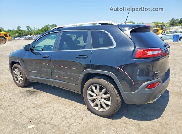 1C4PJMDS6HD228331 2017 JEEP CHEROKEE Black Հետևի ձախ