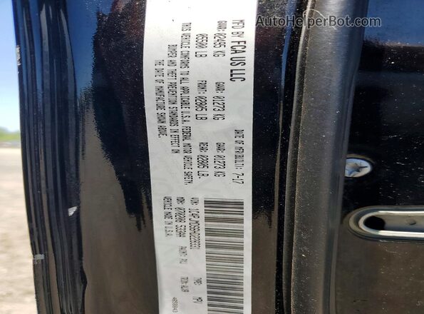 1C4PJMDS6HD228331 2017 JEEP CHEROKEE Black VIN կոդի պիտակի տեսք