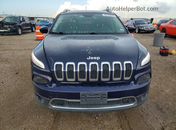 1C4PJMDS7GW123266 2016 JEEP CHEROKEE Blue Widok z przodu