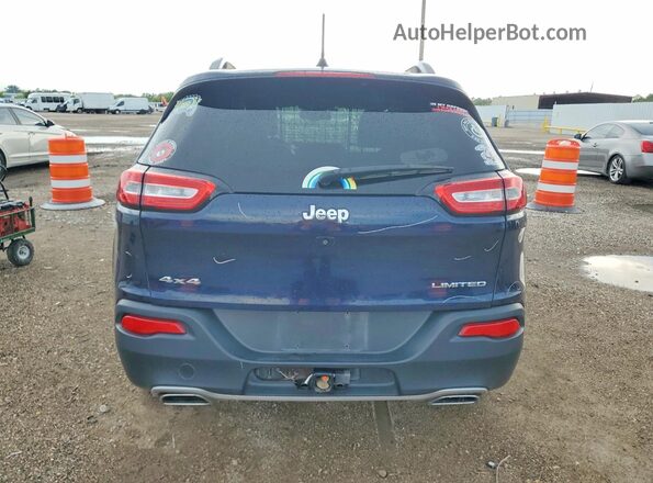 1C4PJMDS7GW123266 2016 JEEP CHEROKEE Blue Widok z tyłu