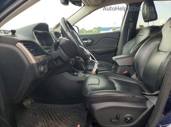 1C4PJMDS7GW123266 2016 JEEP CHEROKEE Blue Widok wnętrza z przodu