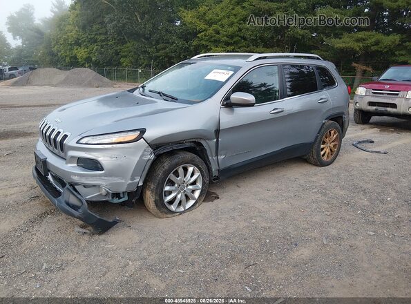1C4PJMDS7GW279470 2016 JEEP CHEROKEE Silver Передня ліва чверть