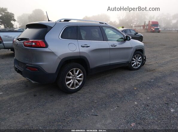 1C4PJMDS7GW279470 2016 JEEP CHEROKEE Silver Задня права чверть