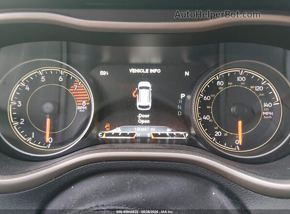 1C4PJMDS7GW279470 2016 JEEP CHEROKEE Silver Вид задніх сидінь