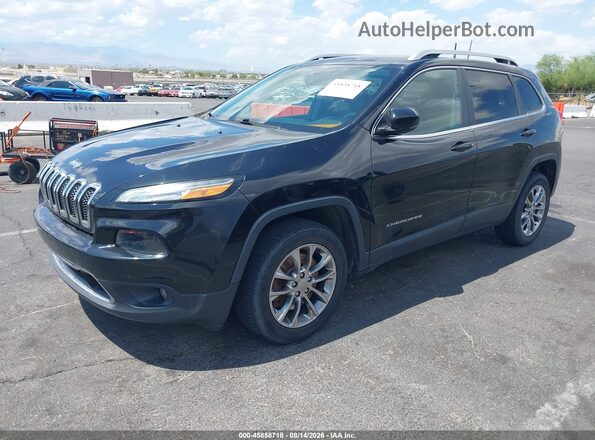 1C4PJMDS7GW286807 2016 JEEP CHEROKEE Черный Передняя левая четверть