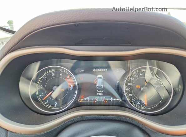 1C4PJMDS7GW343281 2016 JEEP CHEROKEE White Սարքավորումների վահանակի տեսք