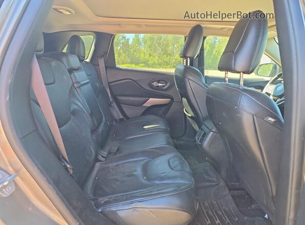 1C4PJMDS7HW653917 2017 JEEP CHEROKEE Beige უკანა სავარძლების ხედი