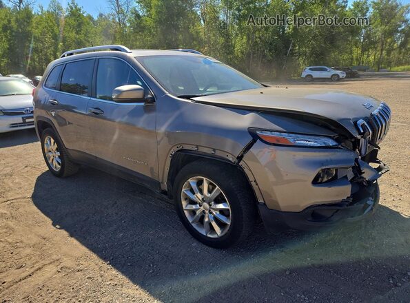 1C4PJMDS7HW653917 2017 JEEP CHEROKEE Beige წინა მარჯვენა