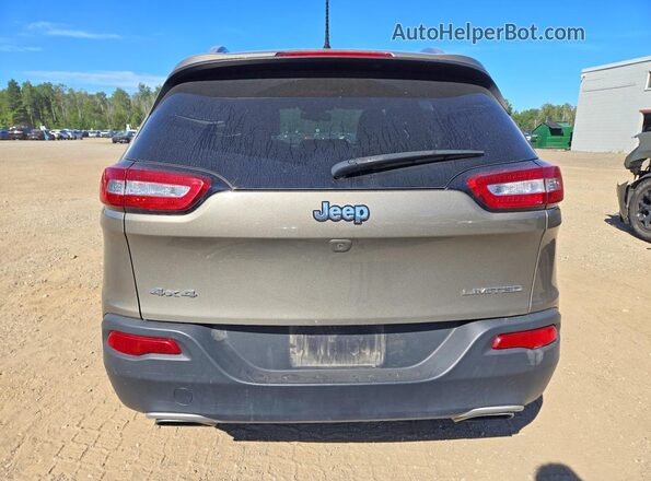 1C4PJMDS7HW653917 2017 JEEP CHEROKEE Beige უკანა ხედი