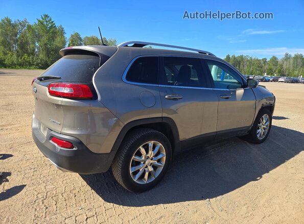 1C4PJMDS7HW653917 2017 JEEP CHEROKEE Beige უკანა მარჯვენა