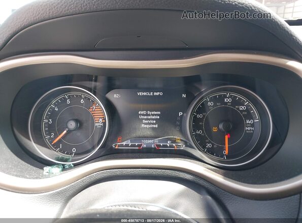 1C4PJMDS8GW104533 2016 JEEP CHEROKEE Black Widok tylnych siedzeń