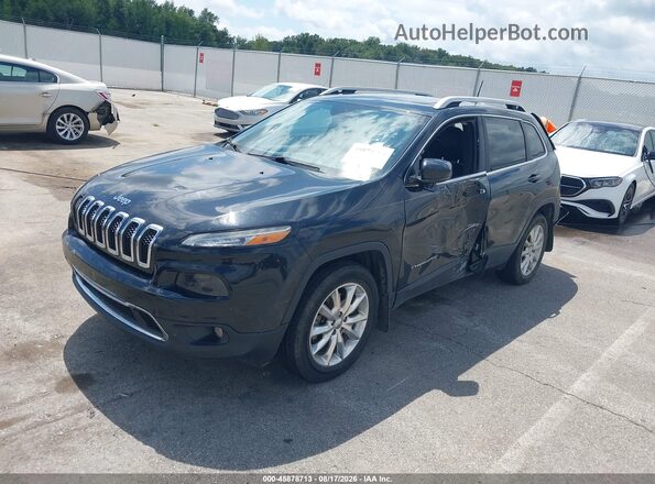 1C4PJMDS8GW104533 2016 JEEP CHEROKEE Black Przód lewy