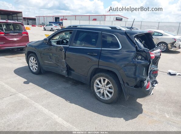 1C4PJMDS8GW104533 2016 JEEP CHEROKEE Black Tył lewy