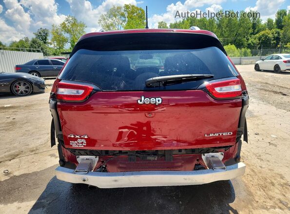 1C4PJMDS8GW251208 2016 JEEP CHEROKEE Коричневый Вид сзади