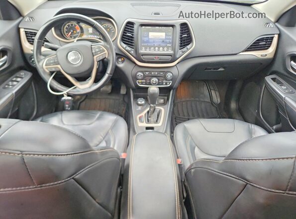 1C4PJMDS9GW339541 2016 JEEP CHEROKEE Синий Вид панели приборов