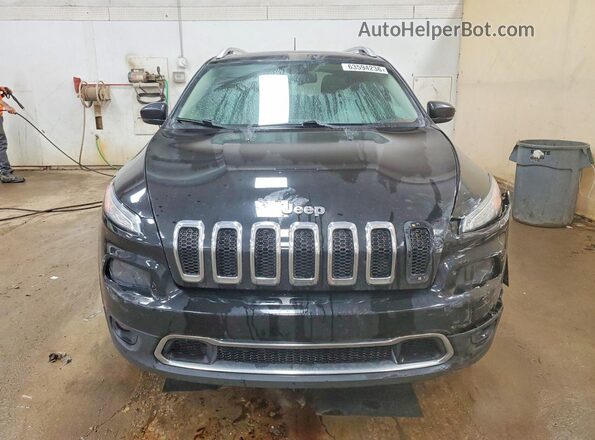1C4PJMDS9HW601236 2017 JEEP CHEROKEE Black Widok z przodu