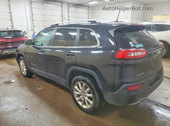 1C4PJMDS9HW601236 2017 JEEP CHEROKEE Black Tył lewy