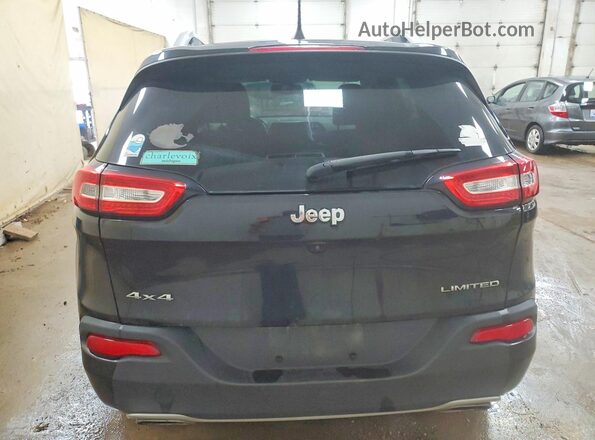 1C4PJMDS9HW601236 2017 JEEP CHEROKEE Black Widok z tyłu
