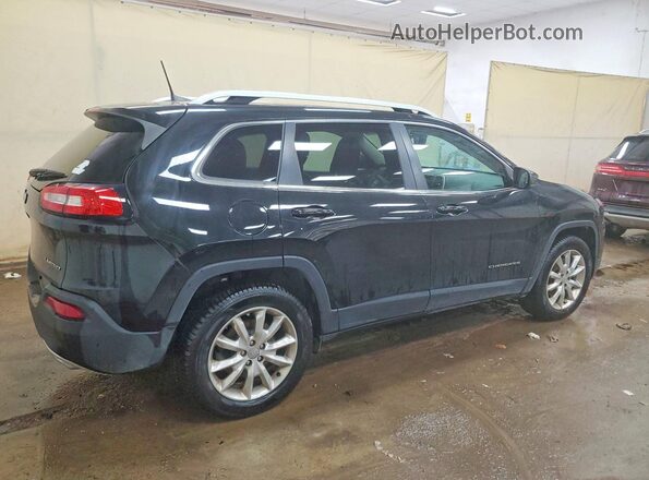 1C4PJMDS9HW601236 2017 JEEP CHEROKEE Black Tył prawy