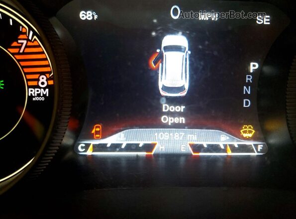 1C4PJMDS9HW601236 2017 JEEP CHEROKEE Black Widok naklejki z numerem VIN