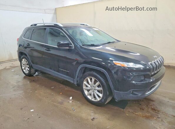1C4PJMDS9HW601236 2017 JEEP CHEROKEE Black Przód prawy